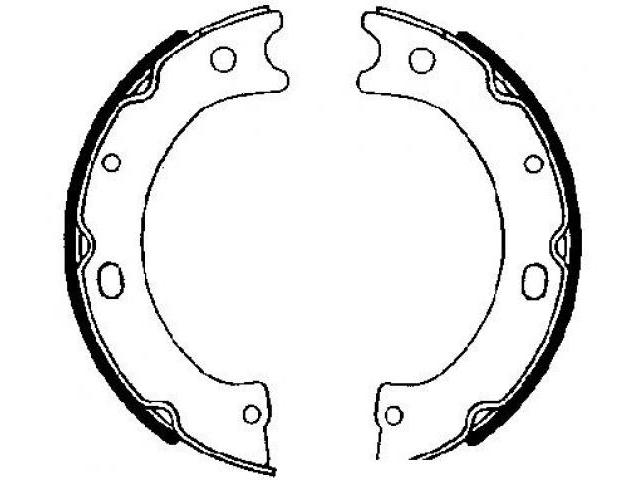 36160C9625,NISSA 36160-C9625 Brake Shoe Set, parking brake 36160C9625,NISSA 36160-C9625 Brake Shoe Set, parking brake