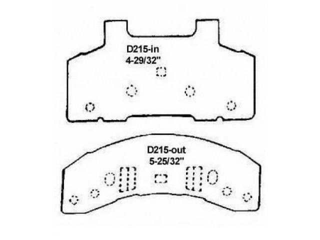 WAGNER  LT215 Brake Pad