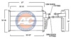 FORD F8TZ19712AB Condenser, air conditioning