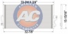 FORD XF2H19710AF Condenser, air conditioning