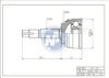 HDK NI-13 Joint Kit, drive shaft