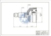 JC G14015GLO Joint Kit, drive shaft