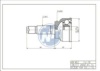 SUBAR 28021KC011 Joint Kit, drive shaft