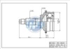 HDK MA-18A44 Joint Kit, drive shaft
