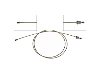 FORD MOTOR COMPANY 7C3Z2A793F Brake Cables