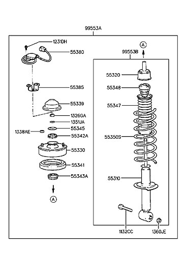 OE 5466034220 Shock Absorber