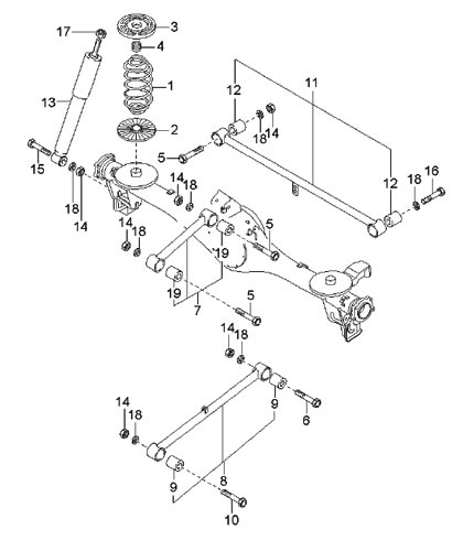 OE OK01128900 Shock Absorber