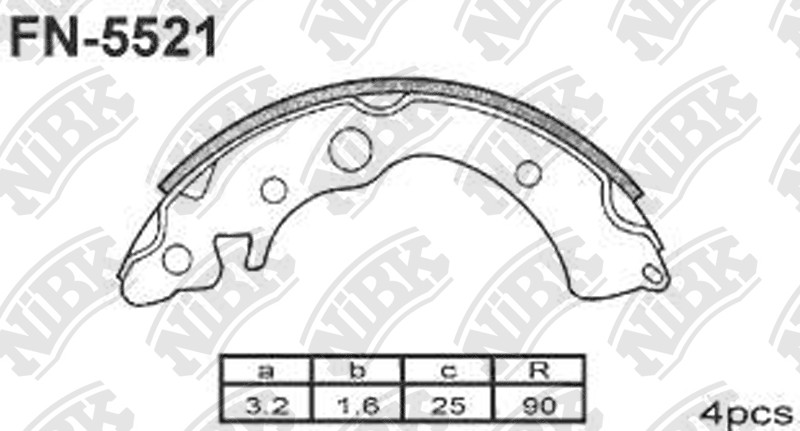 HONDA 43153SD5003 Brake Shoe