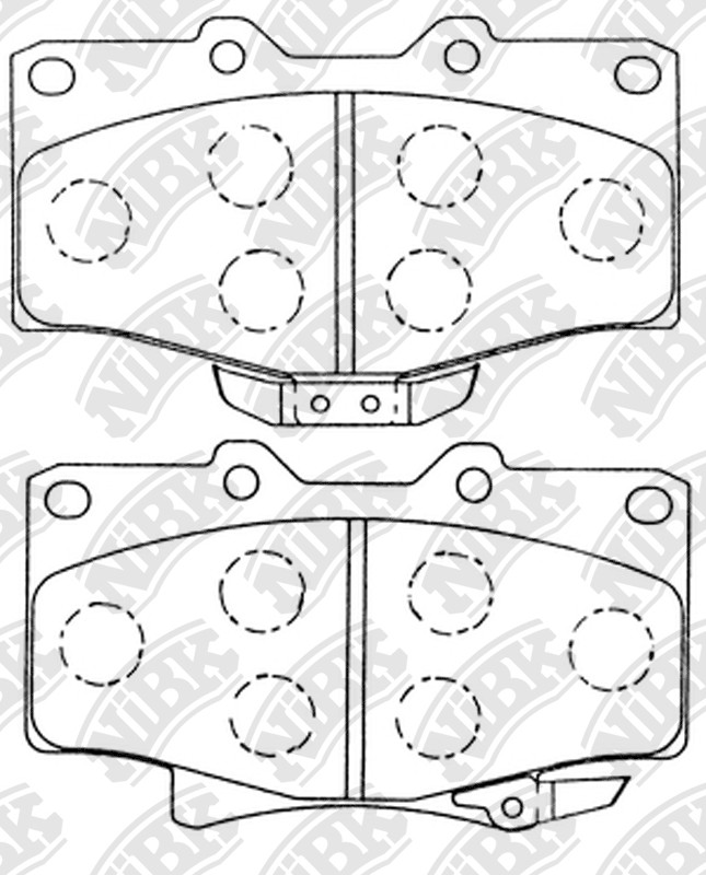 NIBK PN1351 Brake Pad