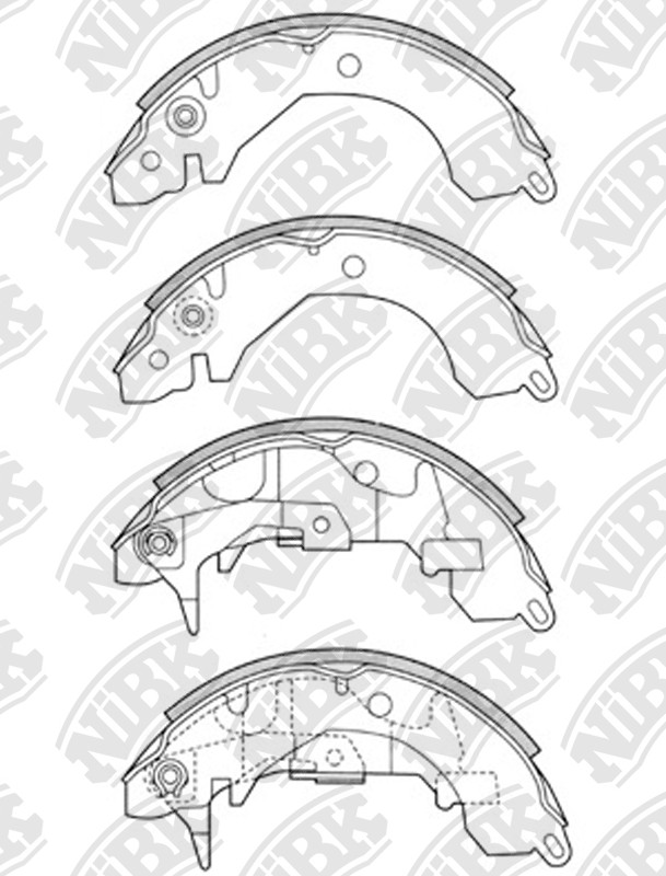 NIBK FN6670 Brake Shoe