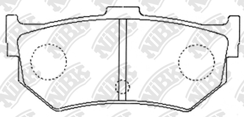 NIBK PN8076 Brake Pad