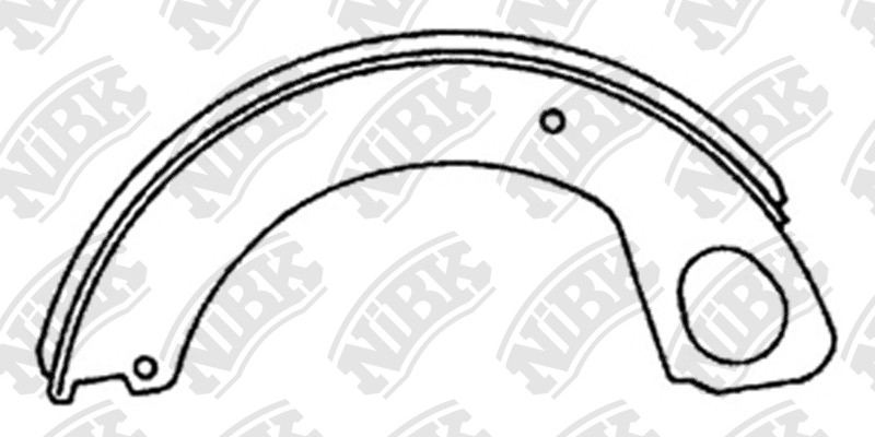 NIBK FN6680 Brake Shoe