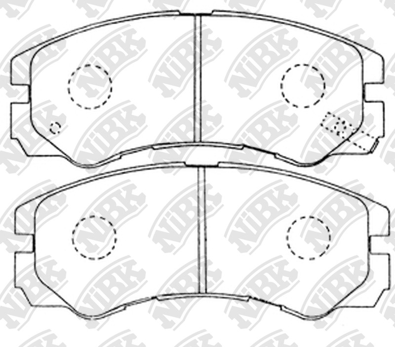 MAZDA 1Y2D3328Z Brake Pad