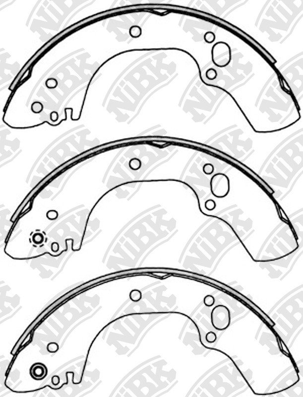 NIBK FN4462 Brake Shoe