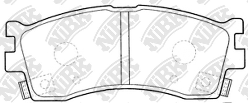 NIBK PN0702 Brake Pad