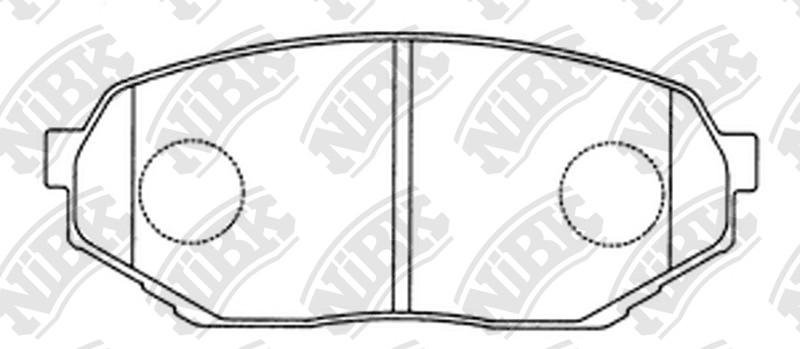 NIBK PN3473 Brake Pad