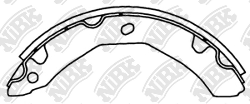 NIBK FN4465 Brake Shoe