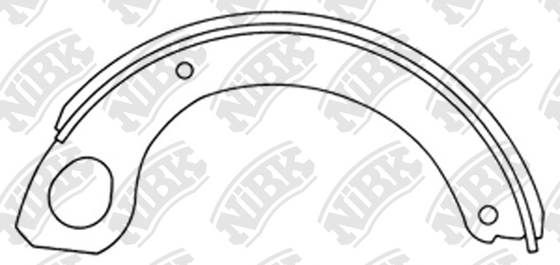 NIBK FN4413 Brake Shoe