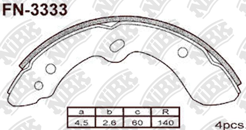 AKEBONO NN3514 Brake Shoe