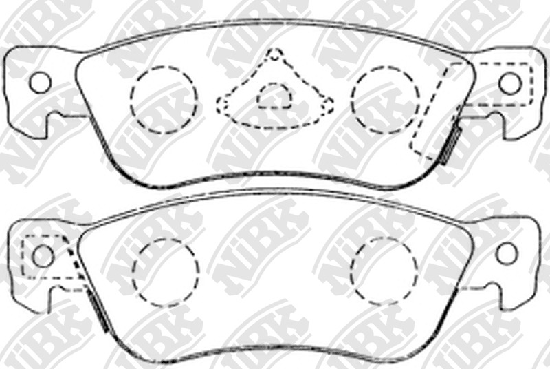 NIBK PN4197 Brake Pad
