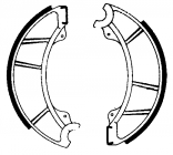 KAWASAKI 410481090 Brake Shoe
