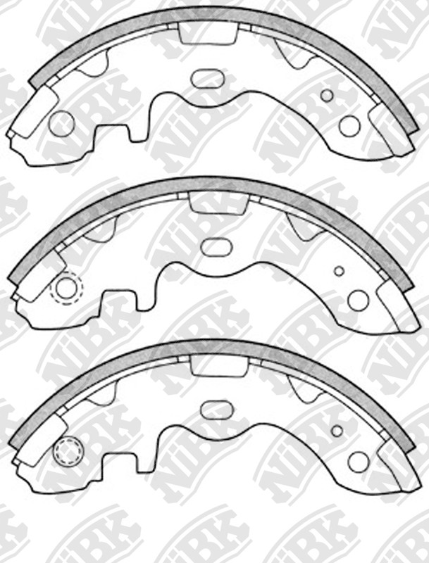 TOYOTA 0449527011 Brake Shoe