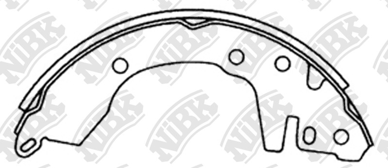 AKEBONO NR3049 Brake Shoe