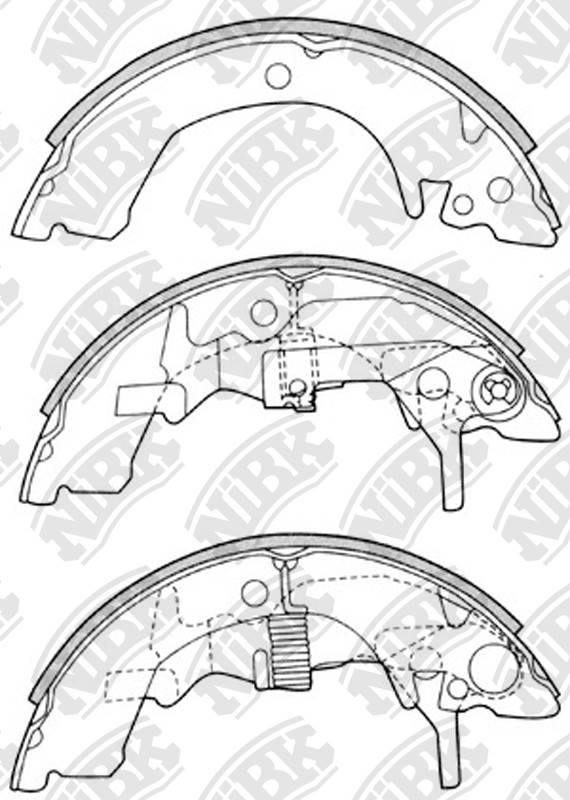 MITSUBISHI MB193137 Brake Shoe