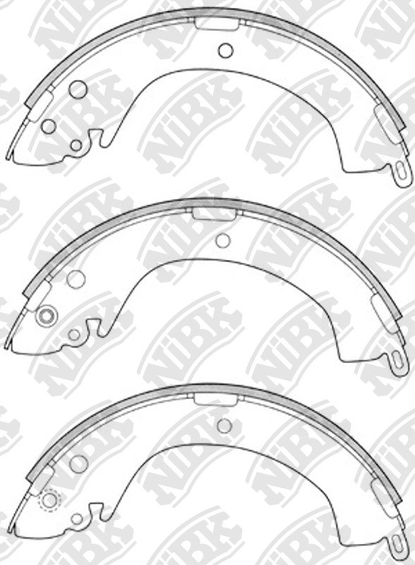 NIBK FN6715 Brake Shoe
