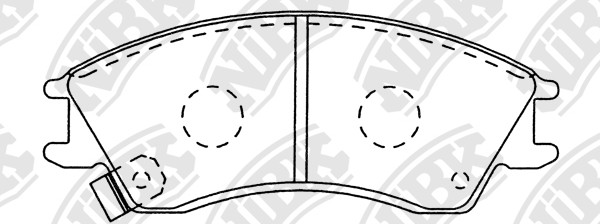 NIBK PN7802 Brake Pad