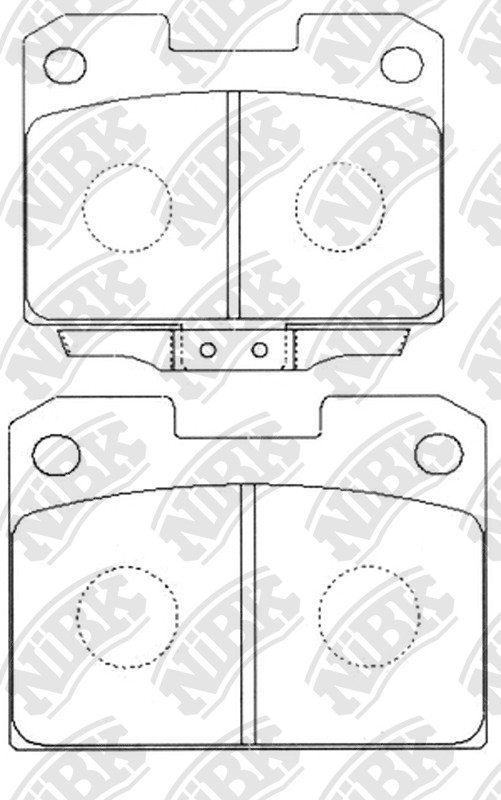 NIBK PN3338 Brake Pad