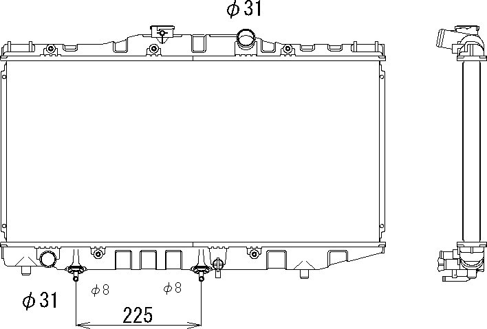 CMBC E-AT160 Radiator