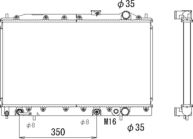 CMBC E-C73A Radiator