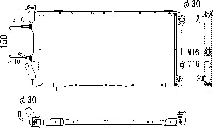 CMBC E-AA2 Radiator