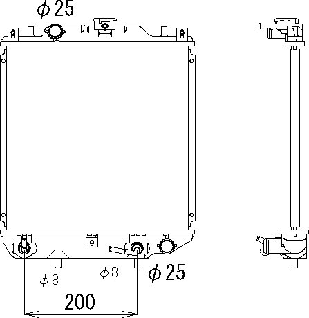 CMBC E-HA11S Radiator