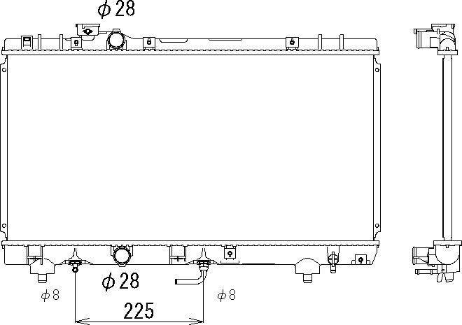 CMBC E-EL52 Radiator