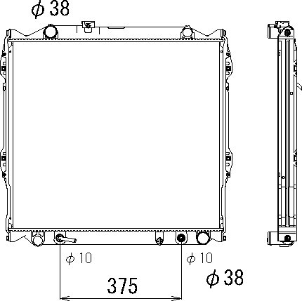 CMBC KH-KDJ90W Radiator
