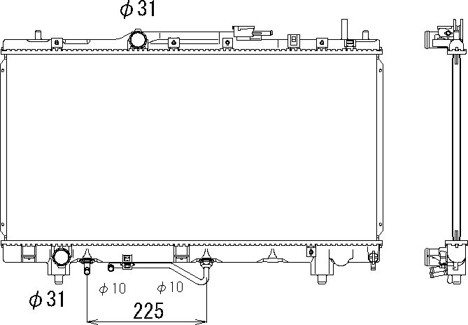 CMBC E-AT211 Radiator