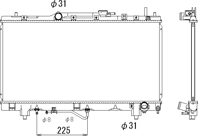 CMBC E-ST191G Radiator