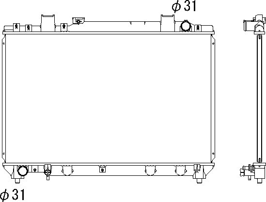 CMBC GC-KR42V Radiator