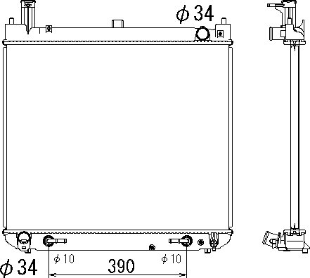 1640062200,OE 16400-62200 Radiator for OE