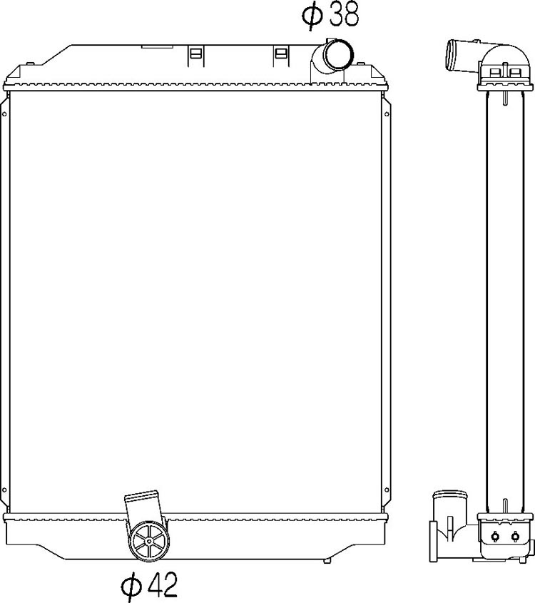 OE 1640058641 Radiator