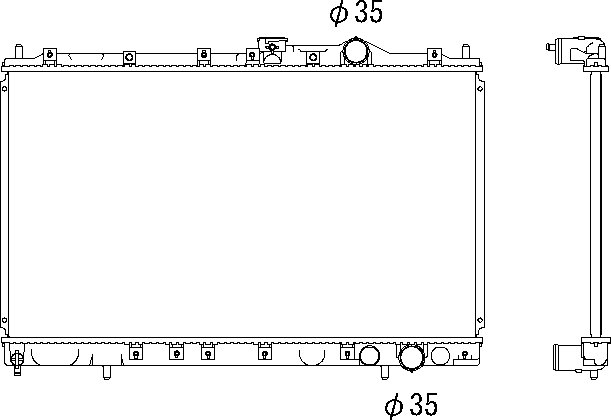 CMBC E-CB4A Radiator