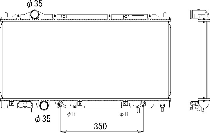 CMBC E-DE2A Radiator