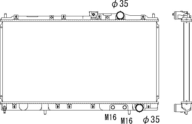 CMBC KD-E57A Radiator