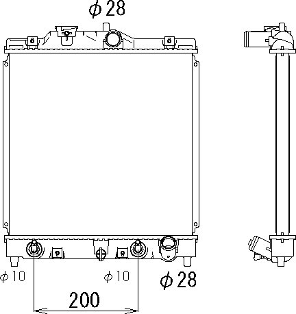 CMBC E-EK3 Radiator