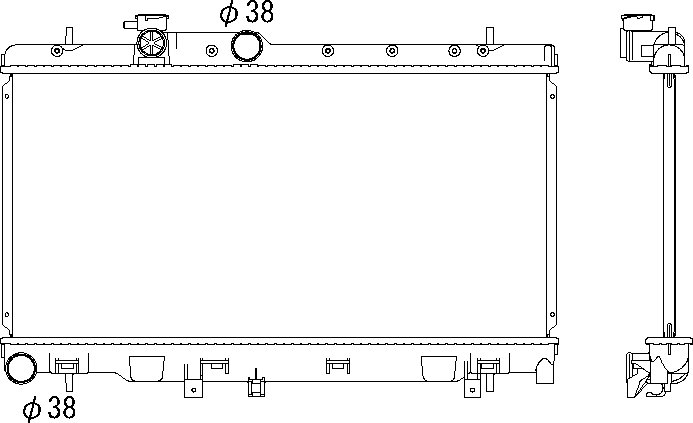 OE 45111AE012 Radiator
