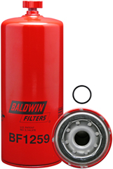 BALDWIN BF1259 Fuel/Water Separator Spin-on with Drain