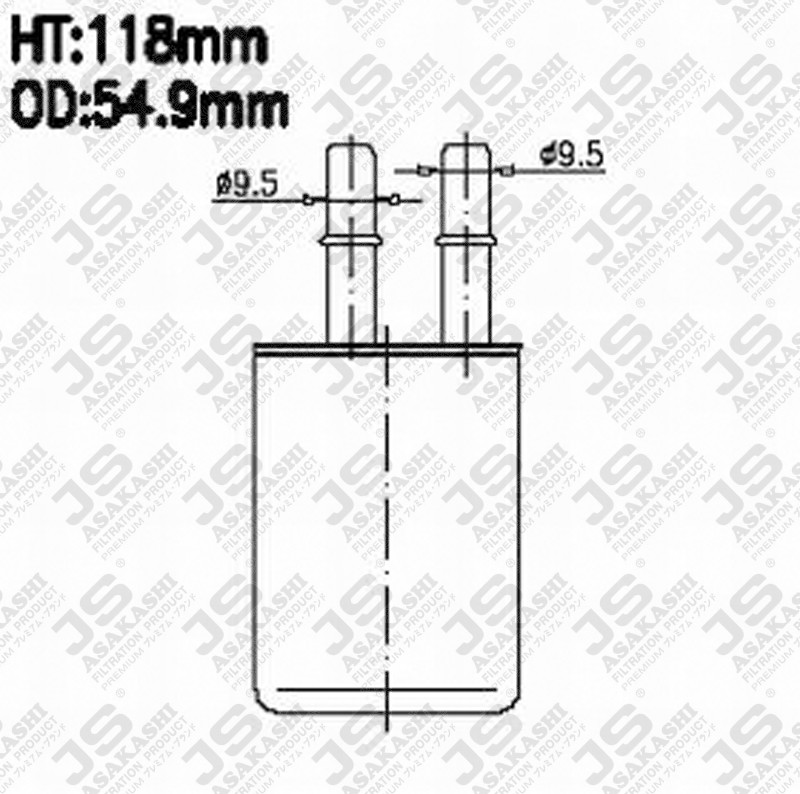 JS FS831J Fuel Injector
