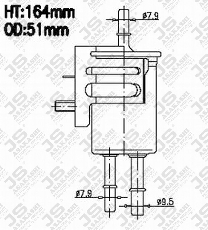 JS FS1071M Fuel Injector